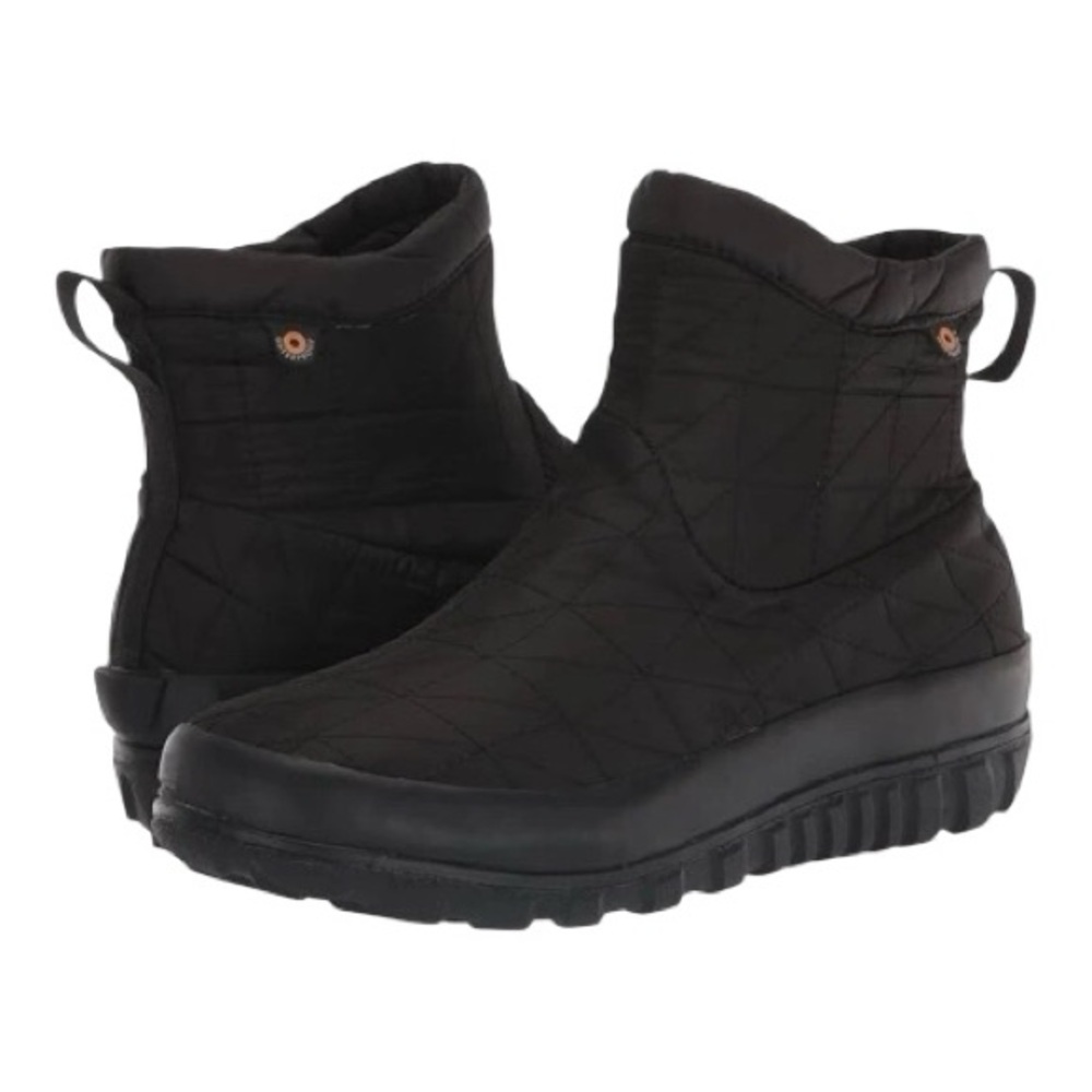 BOGS Black Snowday II Short Black Boot size 7